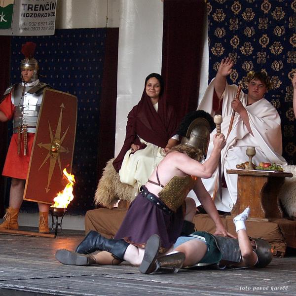 A stage play about brave Roman gladiators